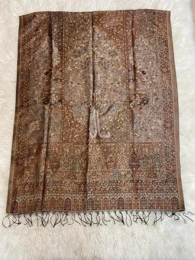 The Elegant Raw Silk Kaani Shawl