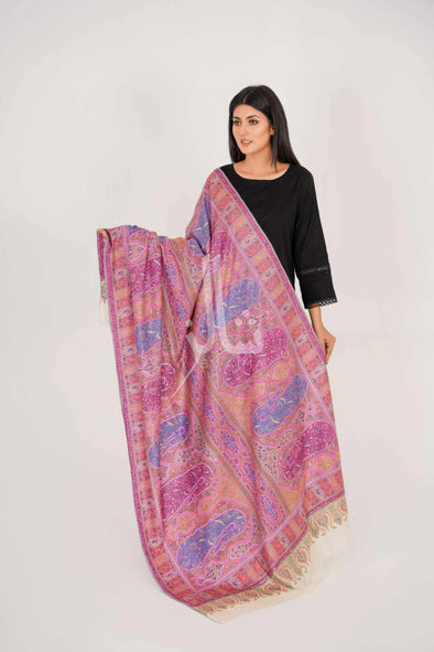 Sozni Jama Work Short Shawl