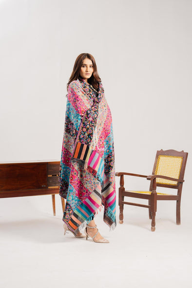 Kaani Stripe Weaves - Shawl