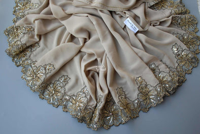 Cutdana Elegance - Shawl