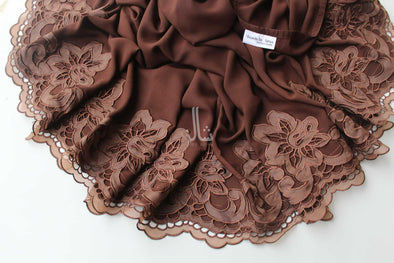 Floral Applique - Shawl