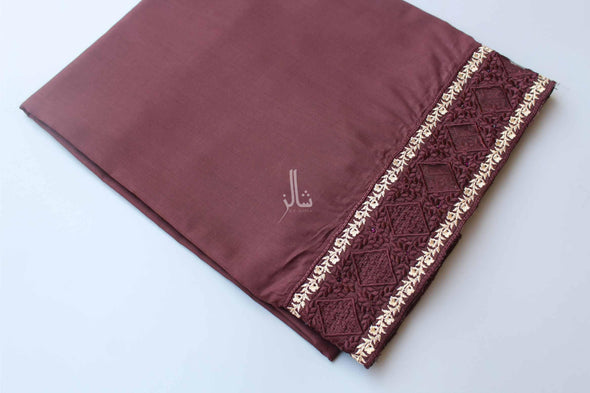 The Fancy Applique Beauty - Dark Brown