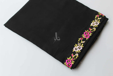 The Elegant Embroidered Elegance - Black