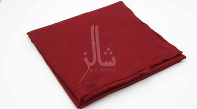 The Stylish Chashm e Bulbul Plain Shawl - Reddish Maroon