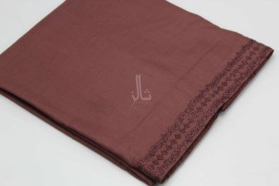 The Exclusive Embroidered Beauty - Coffee Brown