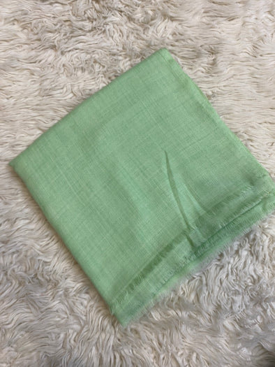 Graceful Chashm e Bulbul Plain Shawl - Light Green