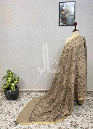 Hand Outline Jaal Shawl