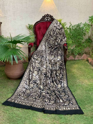 Zarri Embroidered Kalamkar Shawl