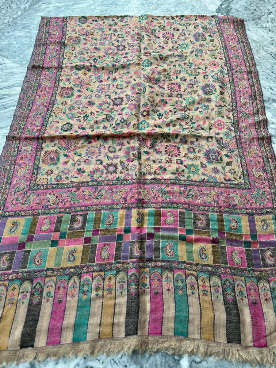 Mughal Kaani Stole – Shawls By Aima